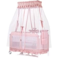 Patut pliabil Chipolino Palace Cat Pink