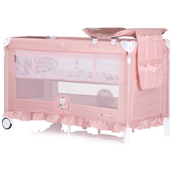 Patut pliabil Chipolino Palace Cat Pink Patut pliabil Chipolino Palace Cat Pink
