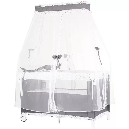 Patut pliabil Chipolino Palace Dino grey Patut pliabil Chipolino Palace Dino grey