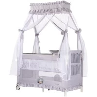 Patut pliabil Chipolino Palace Hippo Grey