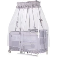 Patut pliabil Chipolino Palace Hippo Grey