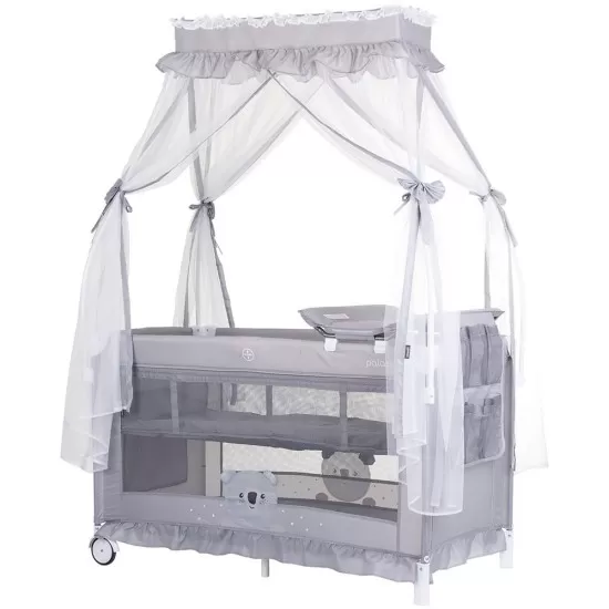 Patut pliabil Chipolino Palace Koala Grey Patut pliabil Chipolino Palace Koala Grey