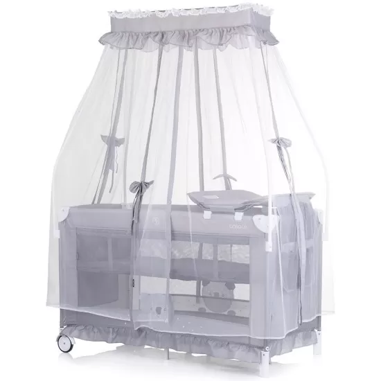 Patut pliabil Chipolino Palace Koala Grey Patut pliabil Chipolino Palace Koala Grey