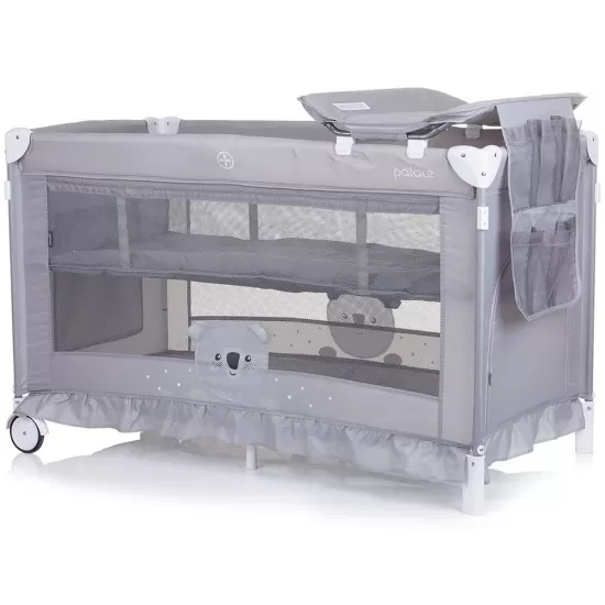 Patut pliabil Chipolino Palace Koala Grey Patut pliabil Chipolino Palace Koala Grey
