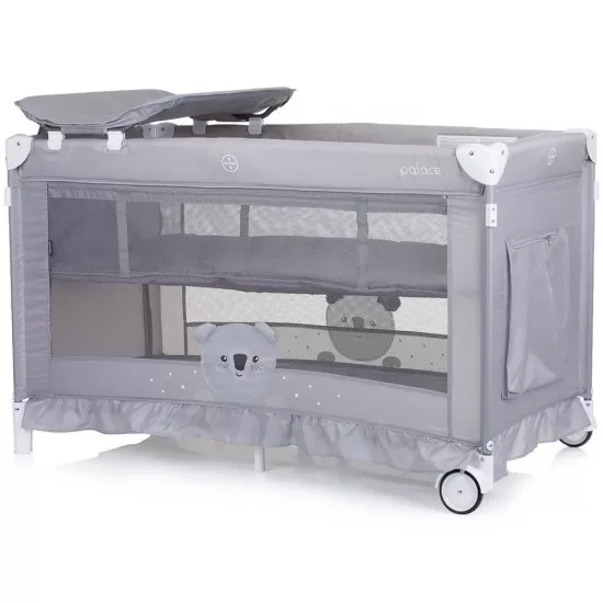 Patut pliabil Chipolino Palace Koala Grey Patut pliabil Chipolino Palace Koala Grey