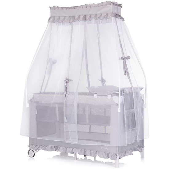 Patut pliabil cu badachin Chipolino Palace Platinum