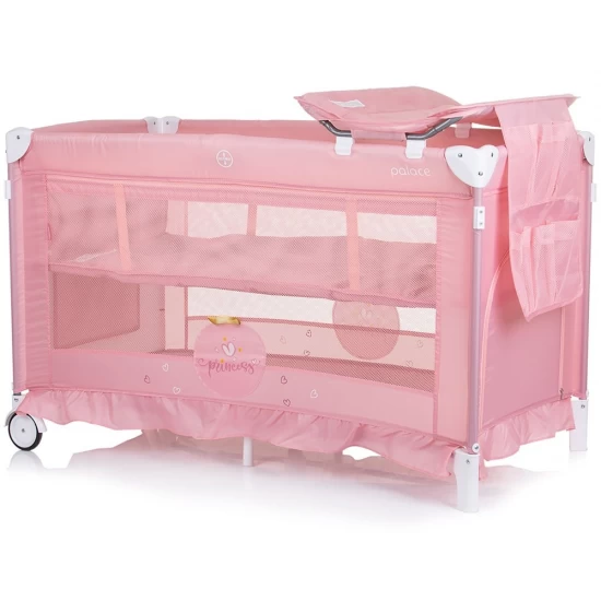 Patut pliabil Chipolino Palace Princess Pink Patut pliabil Chipolino Palace Princess Pink
