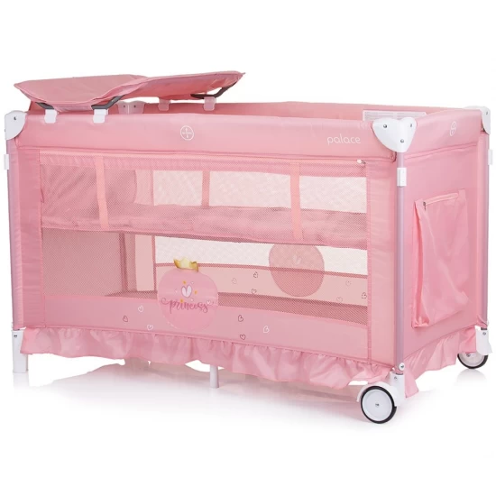 Patut pliabil Chipolino Palace Princess Pink Patut pliabil Chipolino Palace Princess Pink