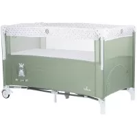 Patut pliabil Chipolino Relax Aloe cu laterala culisanta