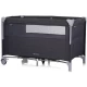 Patut pliabil Chipolino Relax Anthracite Linen cu laterala culisanta Patut pliabil Chipolino Relax Anthracite Linen cu laterala culisanta