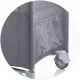 Patut pliabil Chipolino Relax Glacier Linen cu laterala culisanta Patut pliabil Chipolino Relax Glacier Linen cu laterala culisanta