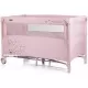 Patut pliabil Chipolino Relax Rose Linen cu laterala culisanta Patut pliabil Chipolino Relax Rose Linen cu laterala culisanta