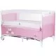 Patut pliabil Chipolino Relax Rose Water cu laterala culisanta Patut pliabil Chipolino Relax Rose Water cu laterala culisanta