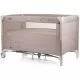 Patut pliabil Chipolino Relax Sand Linen cu laterala culisanta Patut pliabil Chipolino Relax Sand Linen cu laterala culisanta