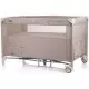 Patut pliabil Chipolino Relax Sand Linen cu laterala culisanta Patut pliabil Chipolino Relax Sand Linen cu laterala culisanta