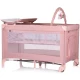 Patut pliabil cu saltea de infasat Chipolino Luna Pink Marshmallow Patut pliabil cu saltea de infasat Chipolino Luna Pink Marshmallow