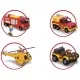 Pista de masini Dickie Toys Fireman Sam Rescue Team Sam Fire cu 3 masinute, 1 elicopter si o figurina
