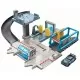 Pista de masini Disney Cars Centrul lui Rusteze cu masinuta Pista de masini Disney Cars Centrul lui Rusteze cu masinuta