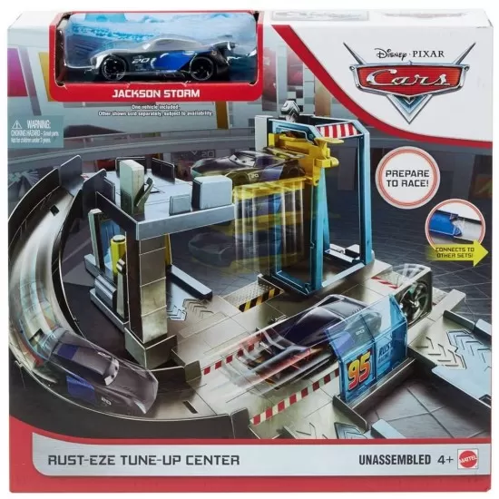 Pista de masini Disney Cars Centrul lui Rusteze cu masinuta Pista de masini Disney Cars Centrul lui Rusteze cu masinuta