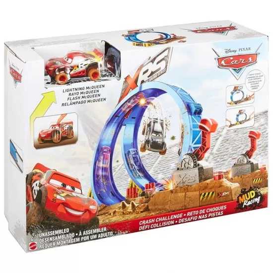 Pista de masini Disney Cars Mattel XRS cu masinuta Pista de masini Disney Cars Mattel XRS cu masinuta
