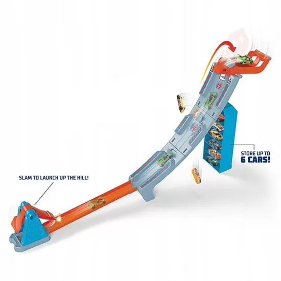 Pista de masini Hot Wheels Mattel Hill Climb Champion cu masinuta Pista de masini Hot Wheels Mattel Hill Climb Champion cu masinuta