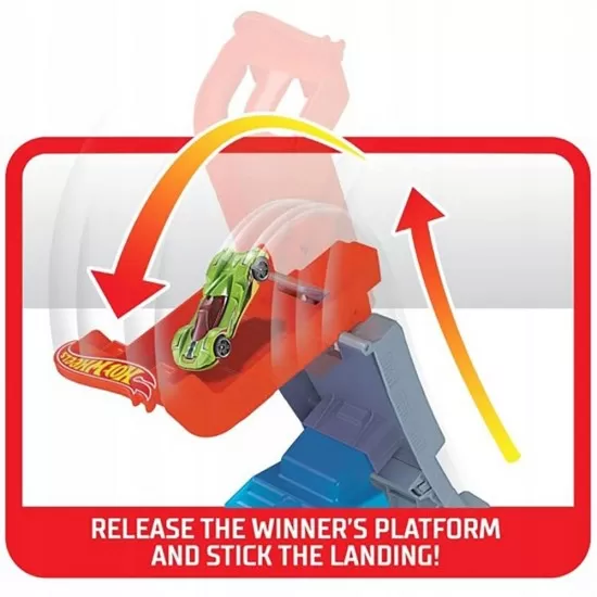 Pista de masini Hot Wheels Mattel Hill Climb Champion cu masinuta Pista de masini Hot Wheels Mattel Hill Climb Champion cu masinuta