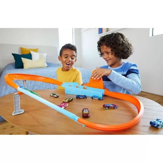 Pista de masini Hot Wheels Mattel Rapid Raceway Champion cu masinuta Pista de masini Hot Wheels Mattel Rapid Raceway Champion cu masinuta