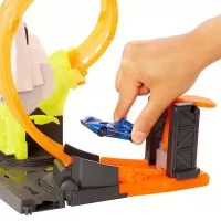 Pista de masini Hot Wheels Mattel Super Rocket Blast-off cu masinuta