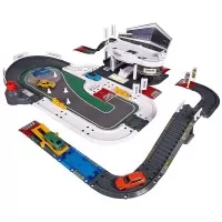 Pista de masini Majorette Creatix Porsche Experience Center cu 5 masinute