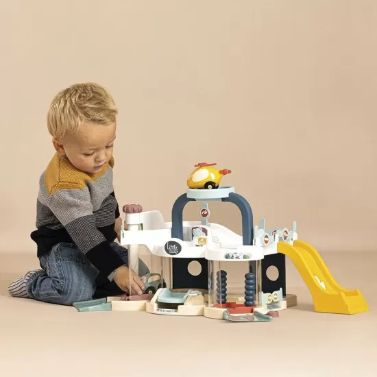 Pista de masini Smoby First Garage cu masinuta Pista de masini Smoby First Garage cu masinuta