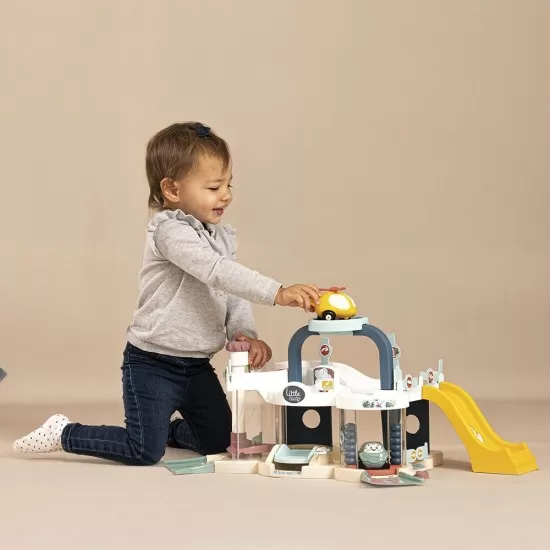 Pista de masini Smoby First Garage cu masinuta Pista de masini Smoby First Garage cu masinuta