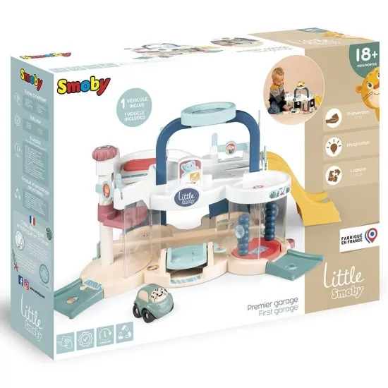 Pista de masini Smoby First Garage cu masinuta Pista de masini Smoby First Garage cu masinuta