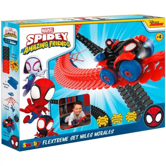Pista Smoby Spidey FleXtreme Set Spin circuit de curse Pista Smoby Spidey FleXtreme Set Spin circuit de curse