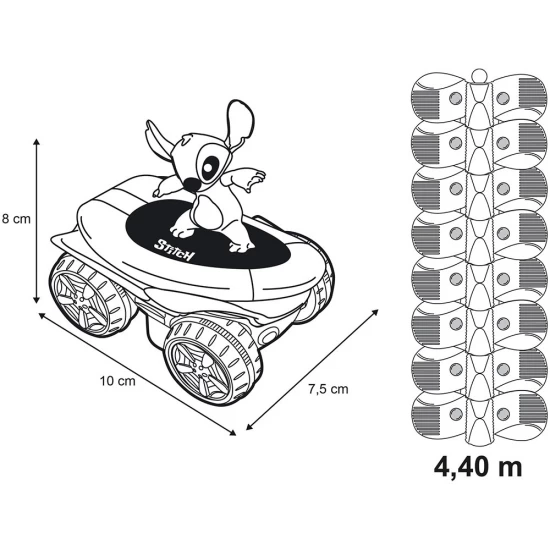 Set circuit de curse Pista Smoby Stitch FleXtreme