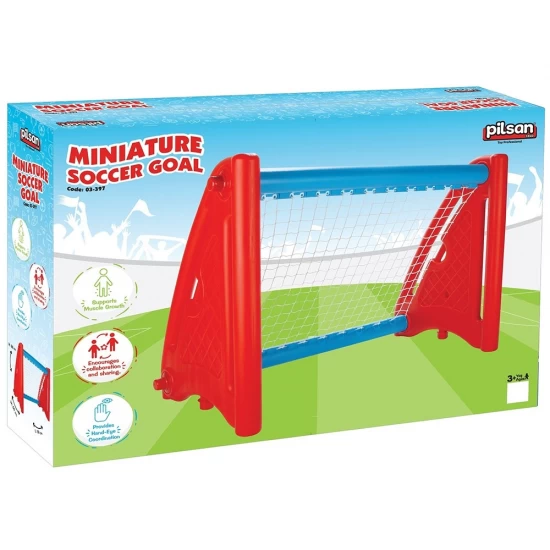 Poarta de fotbal pentru copii Pilsan Miniature Soccer Goal Red 65 x 119 x 86 cm