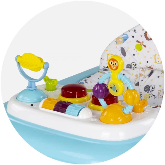 Premergator copii cu 12 melodii Chipolino Baby Steps Blue