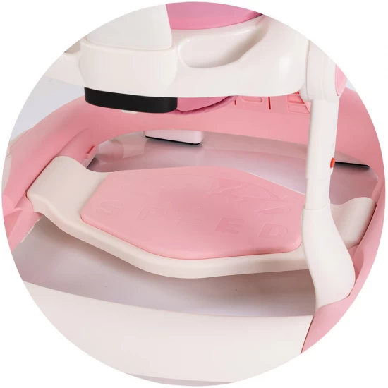 Premergator multifunctional 5 in 1 cu lumini si melodii Chipolino Happy Walker Pink
