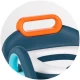 Reductor toaleta cu scara Chipolino Flippy Blue Reductor toaleta cu scara Chipolino Flippy Blue