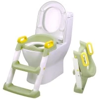 Reductor toaleta cu scara Chipolino Skippy Green