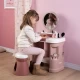 Salon de infrumusetare pentru fetite Smoby My Beauty Dressing Table roz cu 15 accesorii