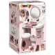 Salon de infrumusetare pentru fetite Smoby My Beauty Dressing Table roz cu 15 accesorii