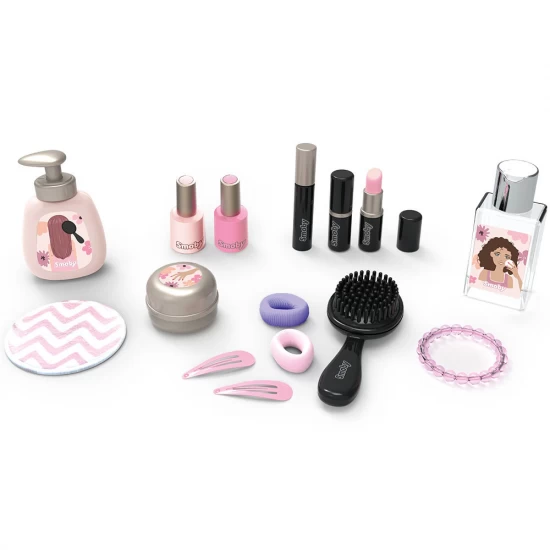 Salon de infrumusetare pentru fetite Smoby My Beauty Studio cu 15 accesorii