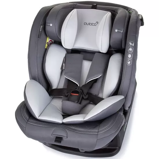 Scaun auto Chipolino Aviato I-Size 40-150 cm Ash Grey Scaun auto Chipolino Aviato I-Size 40-150 cm Ash Grey