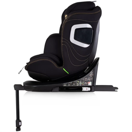 Scaun auto Chipolino Clima Air I-Size 40-150 cm cu sistem Isofix si sezut rotativ Blackberry