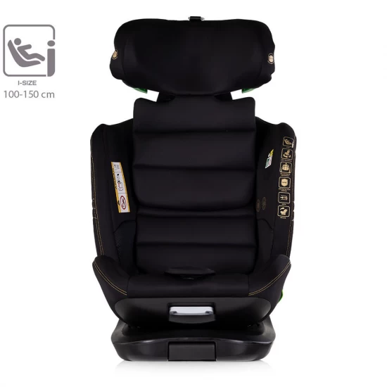 Scaun auto Chipolino Clima Air I-Size 40-150 cm cu sistem Isofix si sezut rotativ Blackberry