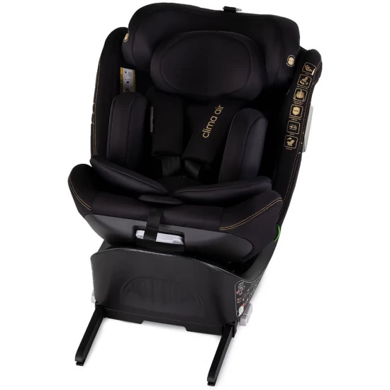 Scaun auto Chipolino Clima Air I-Size 40-150 cm cu sistem Isofix si sezut rotativ Blackberry