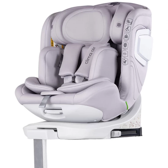 Scaun auto Chipolino Clima Air I-Size 40-150 cm cu sistem Isofix si sezut rotativ Cloud