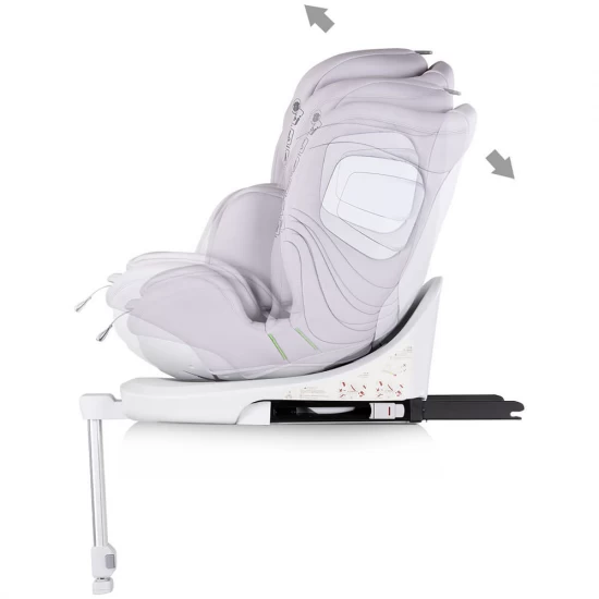 Scaun auto Chipolino Clima Air I-Size 40-150 cm cu sistem Isofix si sezut rotativ Cloud