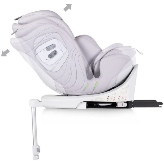 Scaun auto Chipolino Clima Air I-Size 40-150 cm cu sistem Isofix si sezut rotativ Cloud
