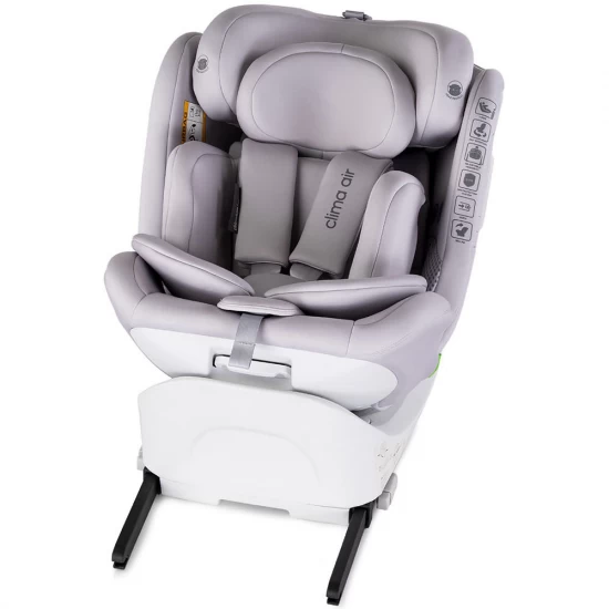 Scaun auto Chipolino Clima Air I-Size 40-150 cm cu sistem Isofix si sezut rotativ Cloud